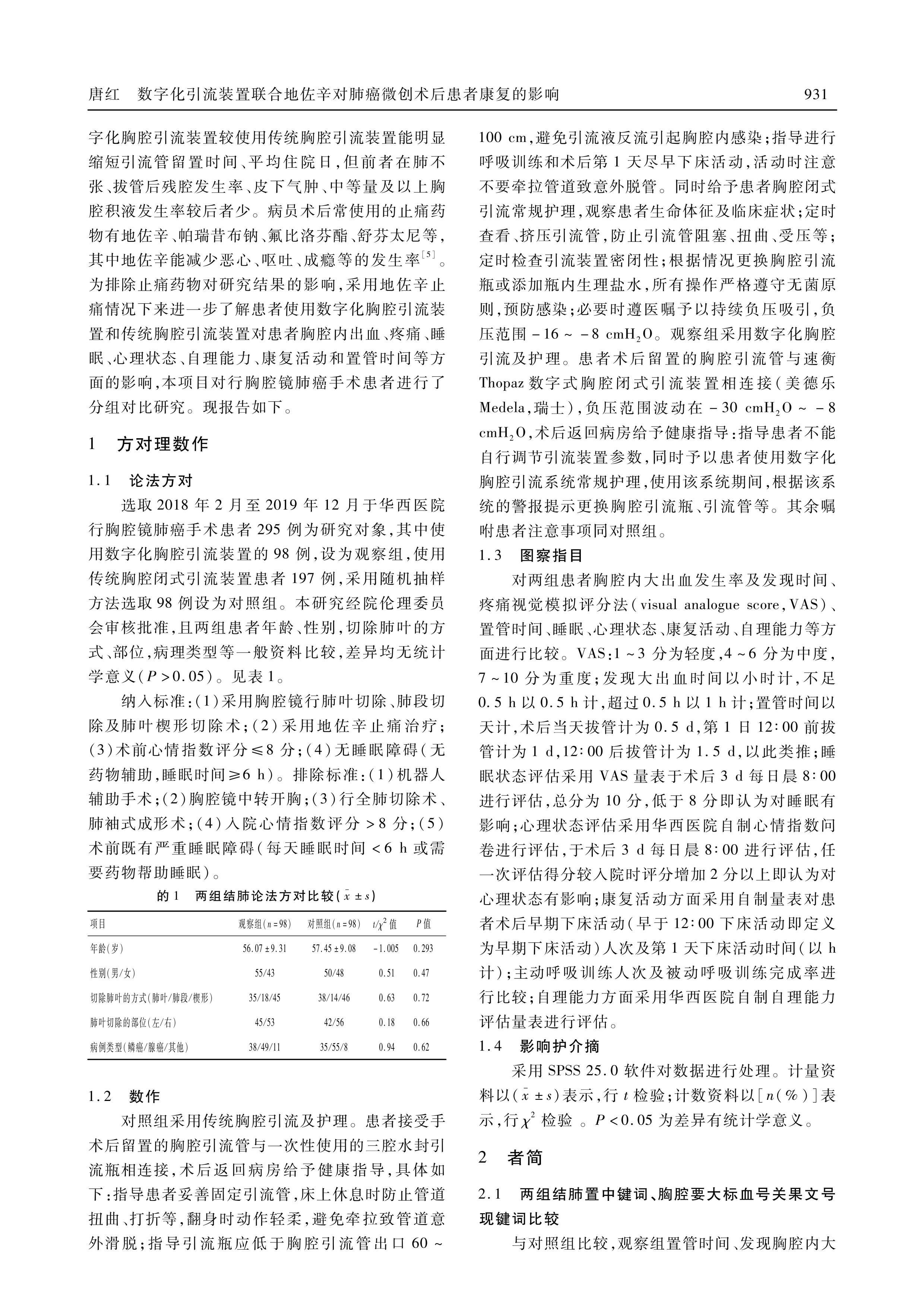 数字化引流装置联合地佐辛对肺癌微创术后患者康复的影响_01.jpg